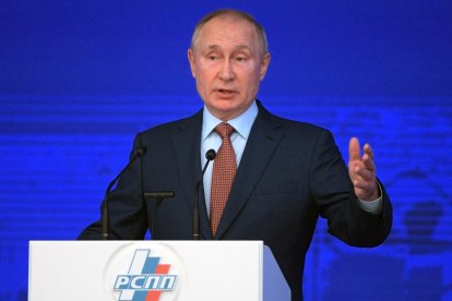 Vladímir Putin va carregar de nou ahir contra els EUA i l’OTAN.