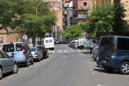 El carrer Júpiter de Lleida.