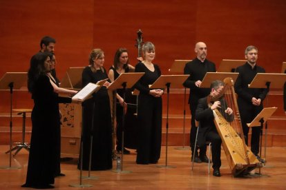 La Gran Chapelle durant la seua actuació, ahir, a l’Auditori.