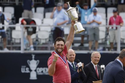 El basc Jon Rahm, primer espanyol a guanyar el US Open de golf