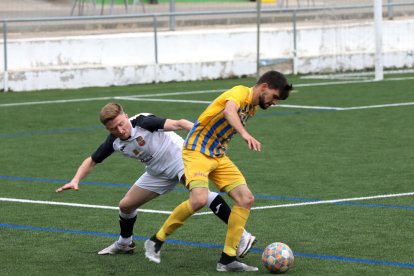 Una jugada del partit d’ahir entre el Borges i el Sant Just.