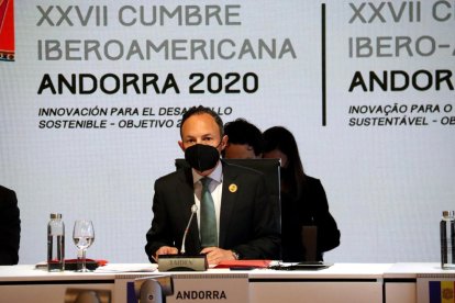 El jefe de Gobierno de Andorra, Xavier Espot, en una imagen de archivo.