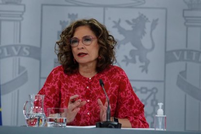 La ministra d’Hisenda i portaveu del Govern espanyol, María Jesús Montero.