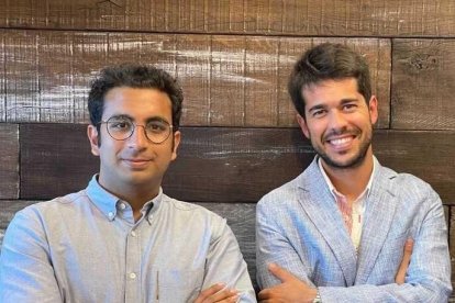 Avinash Sukhwani, de Payflow, y Borja Solans, de Gabinet Casas.