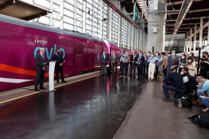 Renfe estrena el Avlo, con parada en Lleida, con prácticamente un 100% de ocupación