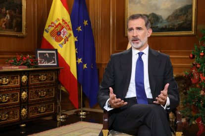 El discurs de Felip VI era especialment difícil per al monarca enmig dels rumors que el seu pare, Joan Carles I, vol tornar.