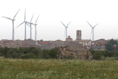 Molins de vent al municipi d’Almatret.