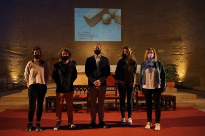 Presentación ayer de ‘Forma Balaguer’, en la iglesia de Santa Maria.