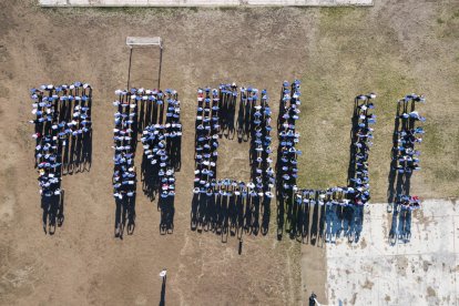 Agramunt. Reivindicació ahir dels alumnes de l’INS Ribera del Sió.