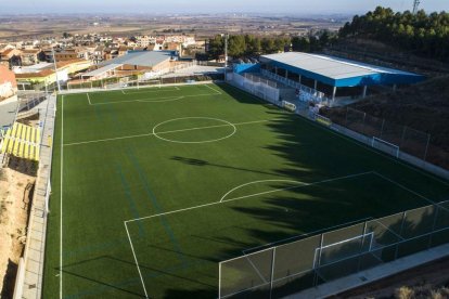 Vista panoràmica del nou complex esportiu U d'Octubre