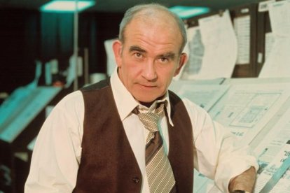 Ed Asner com l’editor ‘Lou Grant’.