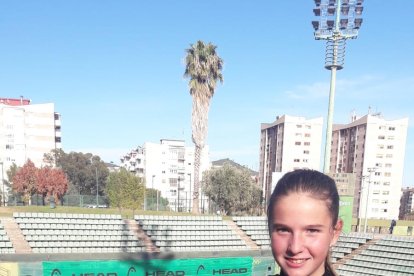 La lleidatana Maria Pardo a les pistes del Centre Vall d’Hebron.