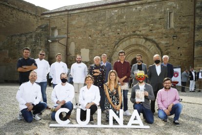 El acto de presentación se llevó a cabo en el Castell de Gardeny con siete de los cocineros participantes.