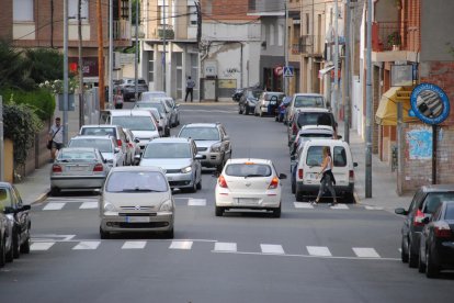 La calle Domènec Cardenal. 