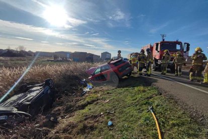 Imatge d'arxiu d'un accident amb ferits greus a Torrefarrera.