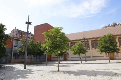 Una vista de l’edifici de l’Aula Municipal de Teatre de Lleida.