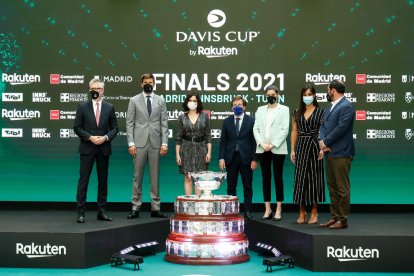 Gerard Piqué presenta a Madrid la fase final de la Copa Davis