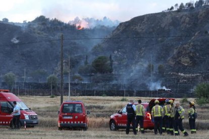 Un incendi a Afarràs ha cremat 55 hectàrees.