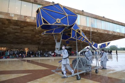 El montaje itinerante ‘Kujira’, en la pasada Fira de Titelles de Lleida.