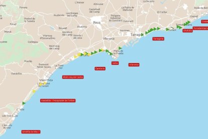 Consulta l'estat de les platges