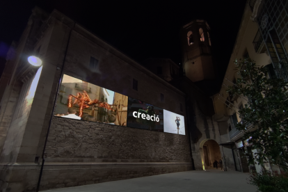 Un audiovisual en un lateral de la iglesia ‘revivirá’ 40 años de Fira.