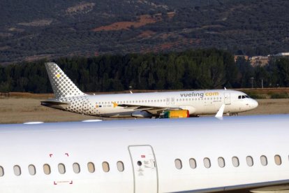 Un avion Airbus A320 de la compañía Vueling, en una imagen de archivo