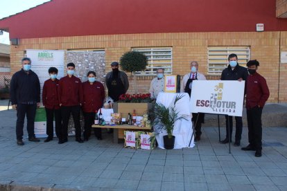 Presentación del Xup Xup Solidari 2021, ayer en la Escola d’Hoteleria i Turisme de Lleida.