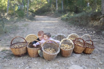 Rosana Mir Espuñes amb aquesta bonica fotografia ha estat la guanyadora del concurs 'Tocats del Bolet' 2021.