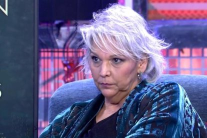 Charo Vega en el ‘Sálvame’ del viernes.