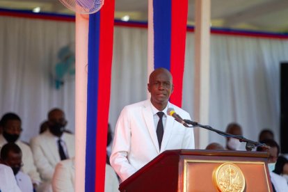 Imagen de archivo del presidente haitiano asesinado, Jovenel Moise.