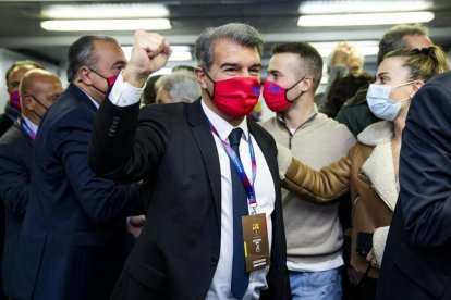 Joan Laporta, guanyador de les eleccions a la presidència del FC Barcelona