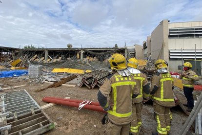 El operario fue trasladado con pronóstico menos grave. 