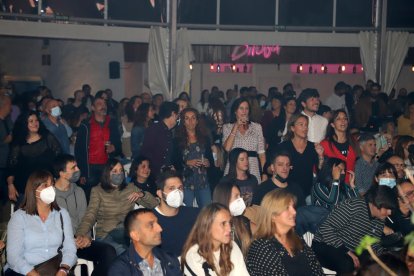 Públic a la discoteca Biloba, divendres passat en el concert de Sidonie del Lleida Music Festival.