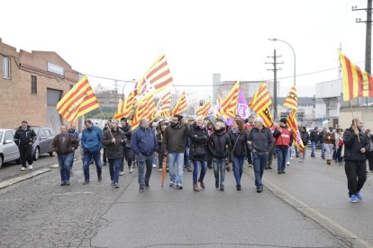 Empleados de Sada contra el cierre de la planta, en noviembre