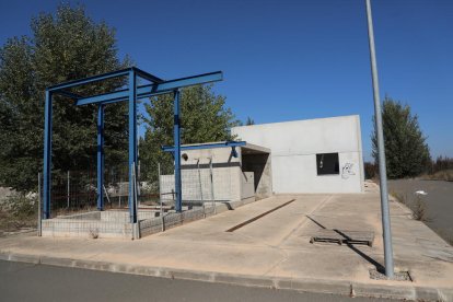 Las obras de la depuradora de Alcoletge, paradas desde 2012.