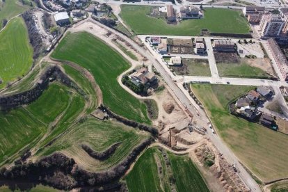 La zona de la  nueva urbanización de la Cabana del Silo.