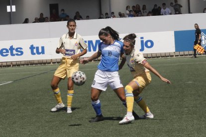 L’AEM, en foto d’arxiu, va golejar a domicili l’Espanyol B.