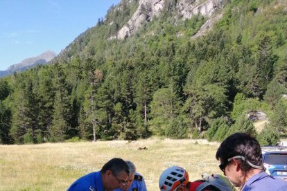 Imagen de archivo de una búsqueda este verano en Aigüestortes.