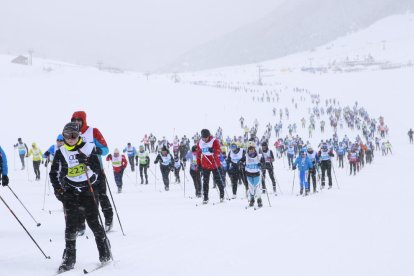 Participantes de la edición del pasado año de la Marxa Beret.
