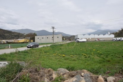 Terrenys en els quals s’ampliarà el polígon de Montferrer.