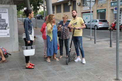 Imagen de archivo de una visita del edil Ignasi Amor a Cappont.