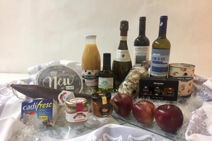 El lot de productes típics de Lleida.