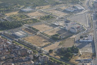 Vista de la zona donde prevé instalarse esta empresa, en las calles Joaquín Costa y Carmen Laforet.