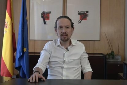 Pablo Iglesias hizo el anuncio por sorpresa a través de este vídeo.