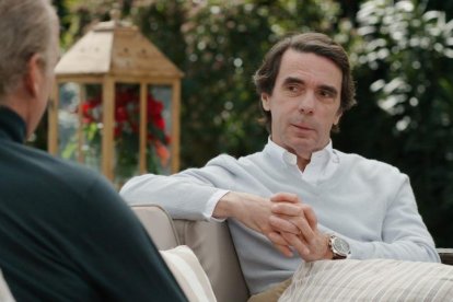 Aznar, en la casa de Bertín Osborne.