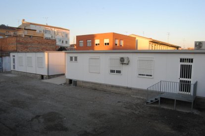 Los módulos prefabricados del CFA Mollerussa.
