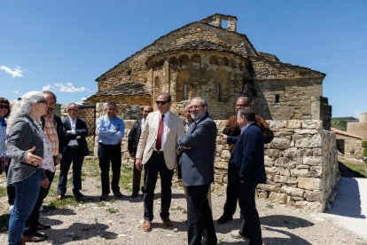 El president de la Diputació, Joan Reñé, va inaugurar les obres.