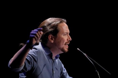 El secretario general de Podemos, Pablo Iglesias.