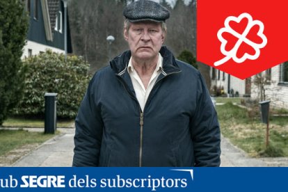 Fotograma de la pel·lícula 'Un hombre llamado Ove', amb Rolf Lassgård.