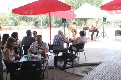 Imatge d'arxiu de la terrassa d'un bar.